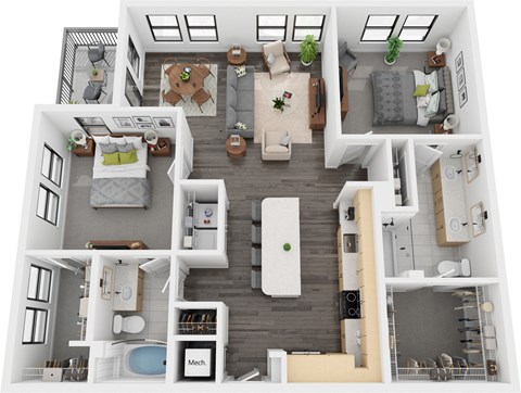 Mercer Floorplan - The Argos